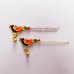 Peacock Flute for Shringar set of 2